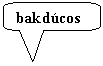 Rounded Rectangular Callout: bakdcos